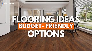 Cheap DIY Flooring Ideas  Budget Friendly Options  Wall Curtains [upl. by Nojad158]