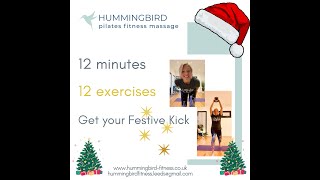 12 Minutes 12 Exercises  Get your Festive Exercise Kicks 🎄💪🤶 [upl. by Argyle]