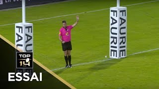 TOP 14  Essai de PENALITE CAB  Brive  Castres  J7  Saison 20172018 [upl. by Colvert]