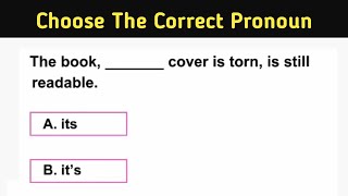 Choose The Correct Pronoun l English Grammar Quiz l Quiz Board [upl. by Yliram254]