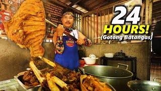 Eating ONLY GOTONG BATANGAS for 24 Hours Extreme Goto Tour sa BATANGAS [upl. by Chaffin]