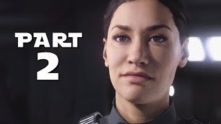 STAR WARS BATTLEFRONT 2 Walkthrough Gameplay Part 2  Hask  Campaign Mission 2 BF2 Battlefront II [upl. by Nyvlem113]