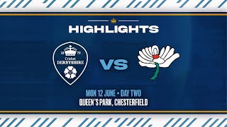 Highlights Day Two vs Yorkshire H [upl. by Ssepmet390]