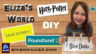 Harry Potter Poundland DIY  Save Dobby Odd Sock Holder [upl. by Chemarin]