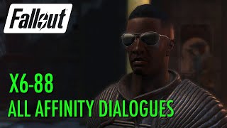 Fallout 4  X688 All Affinity Dialogues [upl. by Aneram]