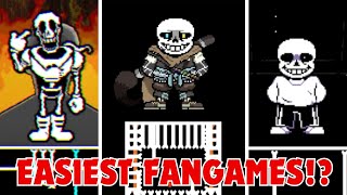 I Played 3 EASY Undertale Fangames [upl. by Abram]