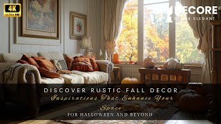 Discover Rustic Fall Decor Inspirations That Enhance Your Space for Halloween and Beyond [upl. by Llerol]