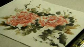 practical peonies chinese brush painting tutorial [upl. by Tiffie]