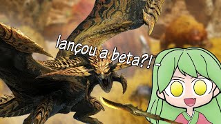 Saiu a BETA abrida de MONSTER HUNTER WILDS pra PC [upl. by Leonelle]