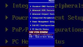 Wie Sie das BIOS oder UEFI auf einem Computer aufrufen und das Booten von einem USBStick shorts [upl. by Bannister536]