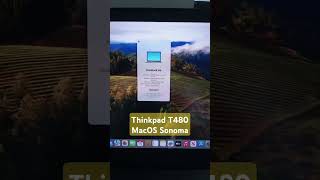 Thinkpad T480 on Macos Sonoma 145 [upl. by Anifares]