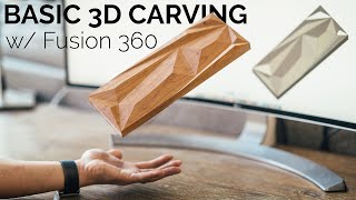 Fusion 360 CNC 3D Carving for Beginners  HOW TO [upl. by Hutchinson282]