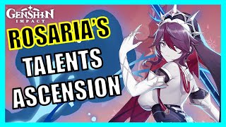 Rosaria Talents Ascension Materials Farm Guide  Genshin Impact [upl. by Hacker]