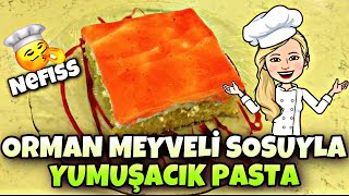 ORMAN MEYVELİ SOSUYLADENEYEN HERKESİN HAYRAN OLDUĞUYUMUŞACIK PASTA [upl. by Ogdan]