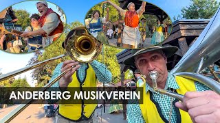 Efteling Anderberg Musikverein met bakker Krümel en Frau Schmetterling Max amp Moritz  zomer 2024 [upl. by Knowle]