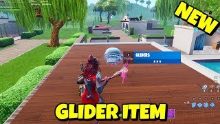 NEW GLIDER REDEPLOY ITEM GAMEPLAY IN FORTNITE [upl. by Yong890]