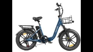 SAMEBIKE C05 Pro Electric Bike 500W Motor 36V 13Ah Battery Tires 35kmh Max Speed 70km EU9NL [upl. by Niram]