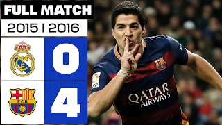 Real Madrid vs FC Barcelona 04 20152016  PARTIDO COMPLETO [upl. by Arotal87]