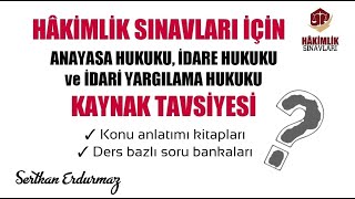 Anayasaİdareİyuk Hakimlik sınavları için kaynaklar [upl. by Macleod337]