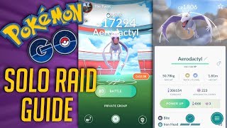 Aerodactyl Solo Raid Tips amp Best Counters  Pokémon Go Strategy Guide [upl. by Garnes]