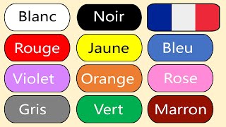 How to say colors in French  Colores en Francés  Learn French with Tama [upl. by Afihtan]