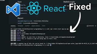 How To Fix npx createreactapp myapp Error In React js In hindi reactjs [upl. by Iror]