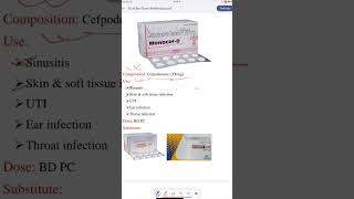 Monocef o tablet uses medicine cefpodoxime antibiotics [upl. by Behah]