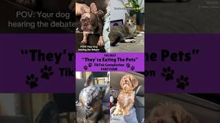 The Best “They’re Eating The Pets” TikToks Compilation💜💙🩷 PART FOUR [upl. by Thurnau]