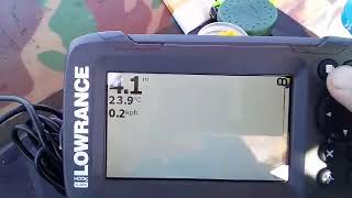 Lowrance hook2 4x gps на воде [upl. by Icats]