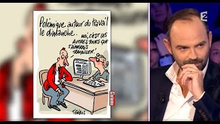 Edouard Philippe et les dessins du 13 décembre 2014  On nest pas couché ONPC [upl. by Joela180]