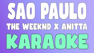 São Paulo KaroakeInstrumental  The Weeknd x Anitta [upl. by Aniar]