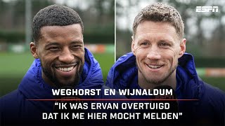 Wout WEGHORST en Georginio WIJNALDUM bij ORANJE quotMoeten meer brengen dan alleen MEMPHIS en GINIquot 🦁🎙 [upl. by Neellok]