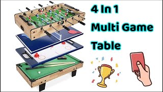 4 in 1 Multi Game Table [upl. by Ludba]