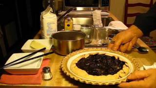 Cranberry Sauce Pie easy homemade crust [upl. by Shererd]