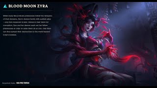 BLOOD MOON ZYRA SKIN SPOTLIGHT WHITE CHROMA04042024 [upl. by Siuoleoj802]