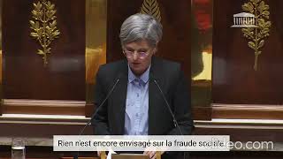 Plfss  Sandrine Rousseau demande labrogation de la réforme des retraites [upl. by Nayr478]