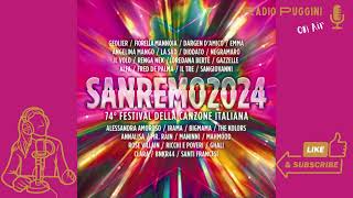 Compilation Sanremo 2024  Tutto sullAlbum del Festival a Radio PugginiOnAir [upl. by Gio]