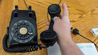 I get a Rotary Phone working with Google Voice Polycom and Dialgizmocom NOT a HOW TO video [upl. by Gausman528]