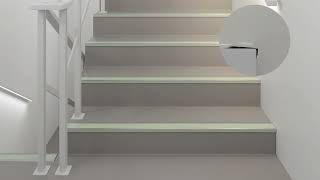 Learn How to Install the Everlux Stair Nosing Egress Path Marking [upl. by Concepcion504]