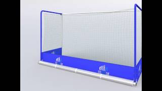 The Field Hockey Game  Field Hockey Goal  Blender Model [upl. by Lucania]