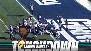 SAQUON BARKLEY SCORES REVENGE TOUCHDOWN VS GIANTS 🔥 [upl. by Nemhauser]