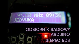 Zrób to sam radio fm rds na arduino RDA5807M i nokia 5110 lub LCD keypad shield [upl. by Eugaet]