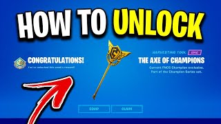 How to get the OG FNCS Pickaxe in Fortnite WORKING 2024 [upl. by Yvad]