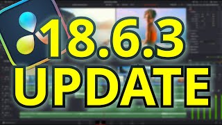 DaVinci Resolve 1863 Update Notes  Bug Fixes [upl. by Aileon445]