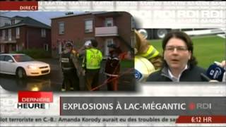 Explosions à LacMégantic  les autorités font le point [upl. by Rehposirhc]