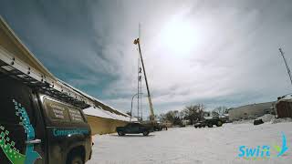 120ft CSA Trylon Tower Stacking Time Lapse [upl. by Dachi]