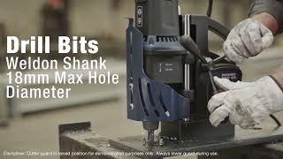 Holemaker Pro 65 Magnetic Base Drill Hole Annular Cutter Steel Drilling HMPRO65 [upl. by Ahsiemak501]