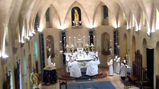 Feast of the Assumption  Abbey of SaintJoseph de Clairval in Flavigny  Renewal of Vows [upl. by Felisha]