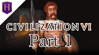 Civilization VI Gaul  Part 1  Warband [upl. by Enetsirhc]