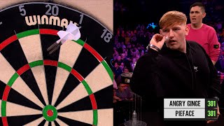 Angry Ginge vs Pieface 🎯  2024 Premier League Darts [upl. by Kowal]